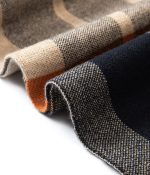 Villand Australian Merino Wool Tartan Knitted Scarf for Men, Plaid Winter Warm Thick Soft Neckwear with Gift Box - Image 4